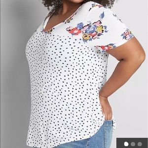 Lane Bryant High Low Swing Tee size 14/16